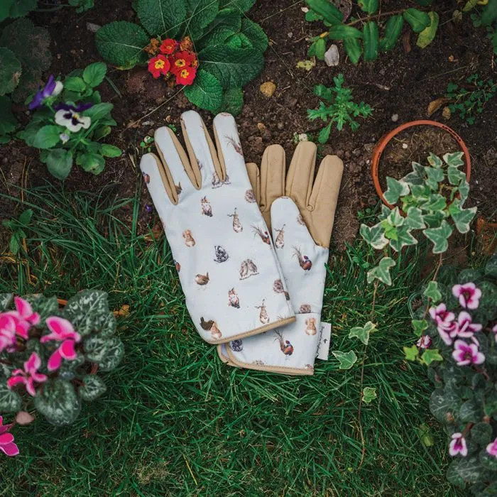 Wrendale Woodland Animal Garden Gloves